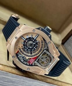 Hublot MP-09 Tourbillon Bi-Axis King Rosegold Black Dial