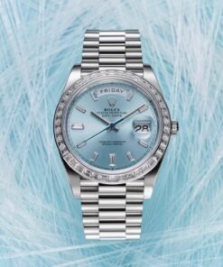 ROLEX OYSTER PERPETUAL DAYTONA DATE DIAMOND SKY BLUE QUARTZ