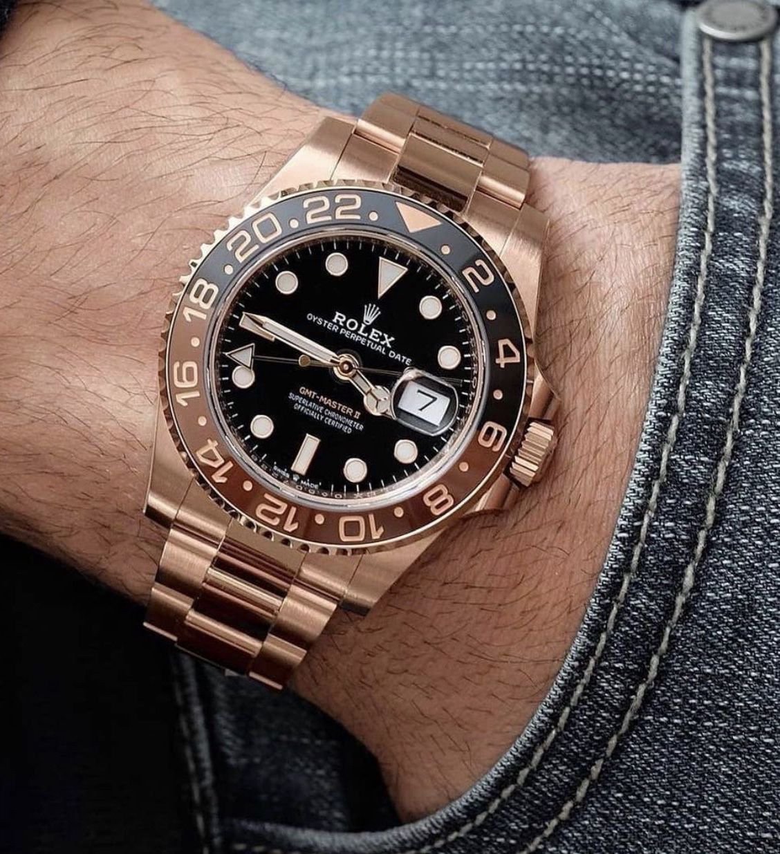 ROLEX YATCHMASTER || GMT ROSE GOLD - Image 3