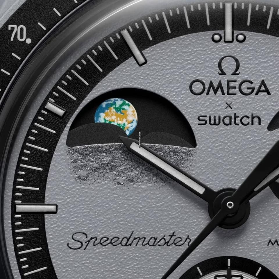 Omega x Swatch Speedmaster MoonSwatch Mission to the Earth phase – New Moon Snoopy Edition - Image 7