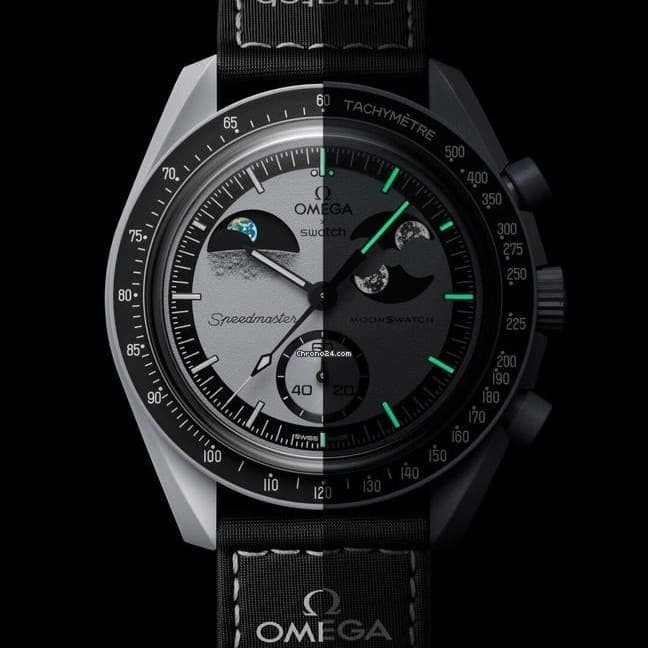 Omega x Swatch Speedmaster MoonSwatch Mission to the Earth phase – New Moon Snoopy Edition - Image 5