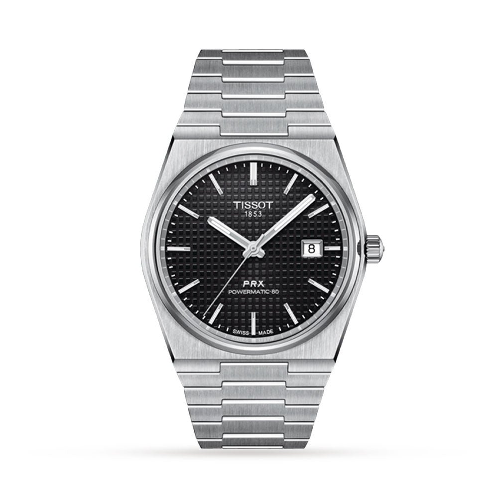 Tissot PRX Powermatic 80 – Black Dial Stainless Steel Watch