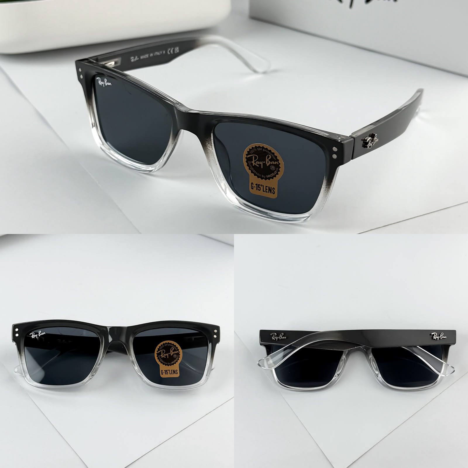 RAYBAN ASH GREY 0502 MODEL MEN'S EYEWEAR - Image 5